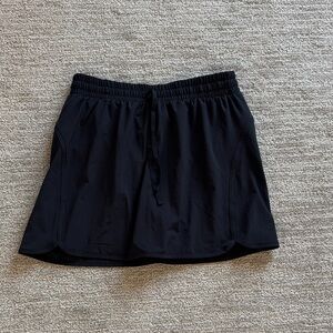 Beyond Yoga Black Women's Athletic Skort with Drawstring Waist